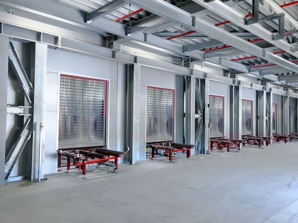 Innovative aluminium spiral door